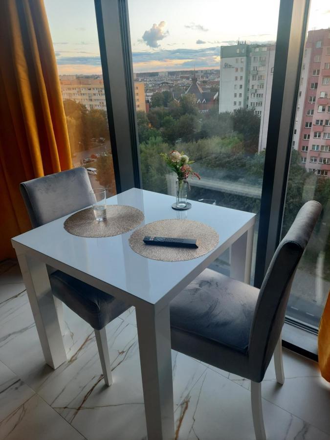 Hanza Tower Sunny Apartment Szczecin Buitenkant foto