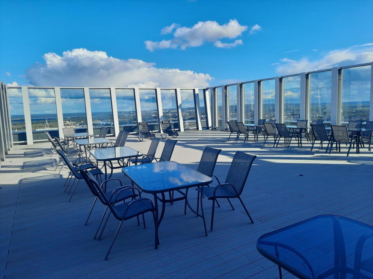 Hanza Tower Sunny Apartment Szczecin Buitenkant foto