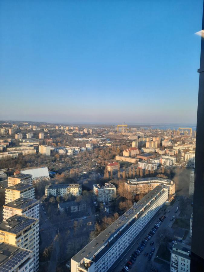 Hanza Tower Sunny Apartment Szczecin Buitenkant foto